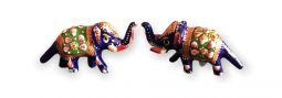 Set of 2 Elephants NAVY
